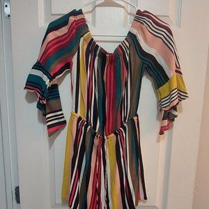 Express multi-colored summer dress